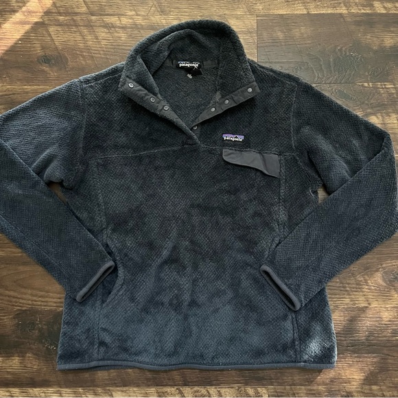 Patagonia Jackets & Blazers - Patagonia Synchilla retool snap T dark navy blue pullover fleece jacket large